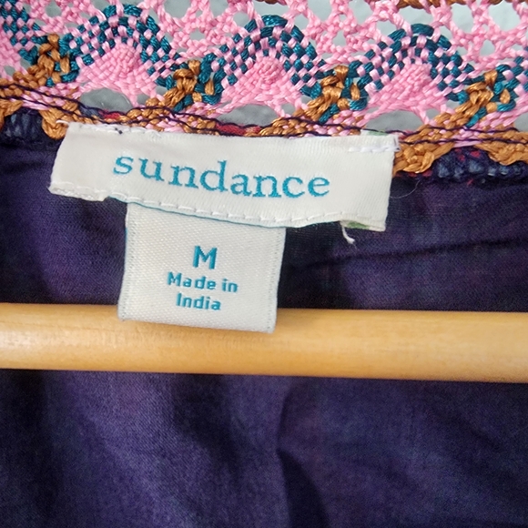 Sundance Bohemian Multicolor Floral Long Sleeve Dress - Picture 4 of 16